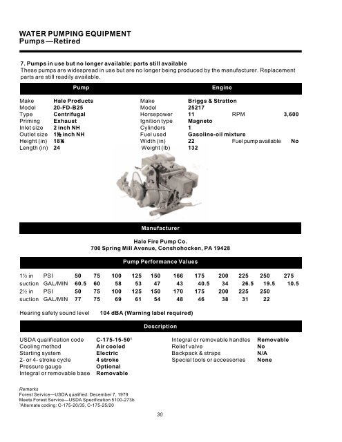 Water Handling Equipment Guide - National Wildfire Coordinating ...