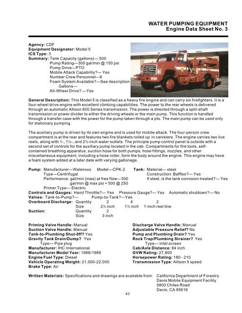 Water Handling Equipment Guide - National Wildfire Coordinating ...