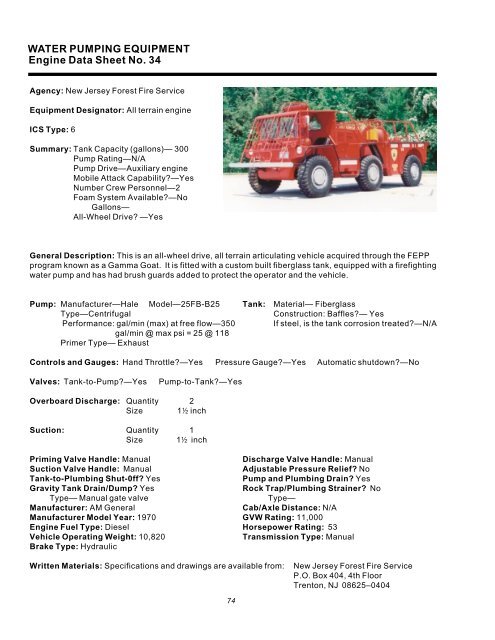 Water Handling Equipment Guide - National Wildfire Coordinating ...