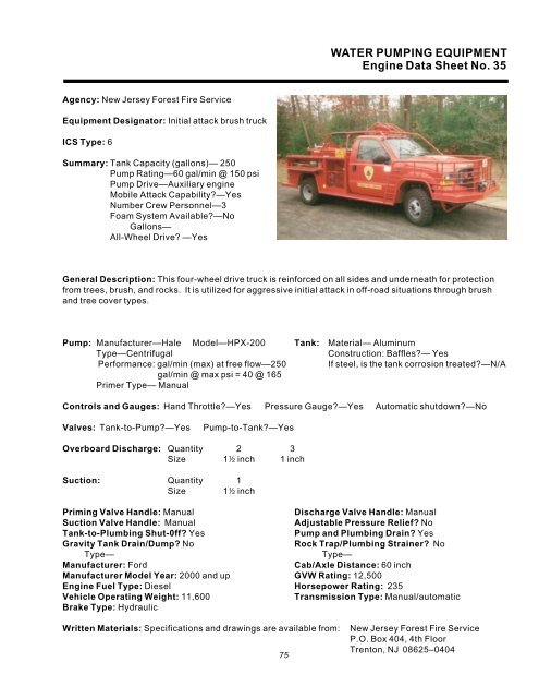 Water Handling Equipment Guide - National Wildfire Coordinating ...