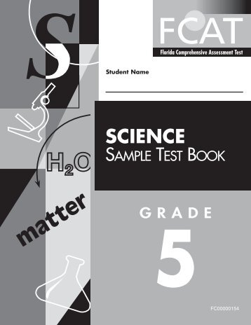 FCAT Sample Test Book-Gr 5 - Bureau of K-12 Assessment - Florida ...