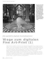 Wege zum digitalen Fine Art Print, Folge 1 - Dieter WALTER