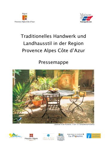 Traditionelles Handwerk und Landhausstil in ... - Maison de la France