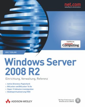 Windows Server 2008 R2  - *ISBN ... - Addison-Wesley