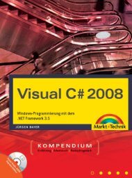 Visual C# 2008 Kompendium  - *ISBN 978-3-8272 ...