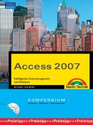 Access 2007 Kompendium  - *ISBN 978-3-8272-4171 ...
