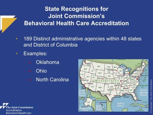 JC-Standards Overview Behavioral Health Care - Joint Commission