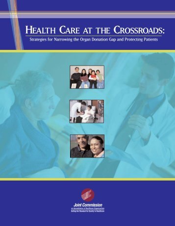 Health Care at the Crossroads: Strategies for ... - Joint Commission