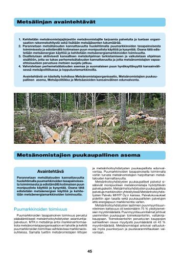 MetsÃ¤nomistajien puukaupallinen asema [pdf, 318 kt] - MTK