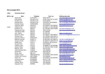 EU-avustajat 2013.pdf - MTK