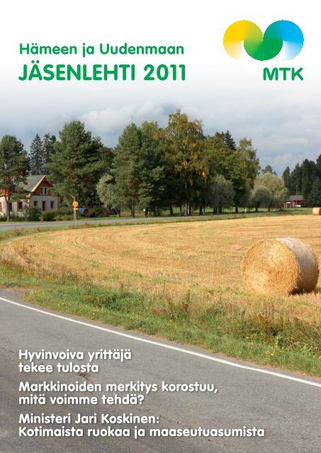 JÃ¤senlehti 2011 [pdf, 4,8 mt] - MTK