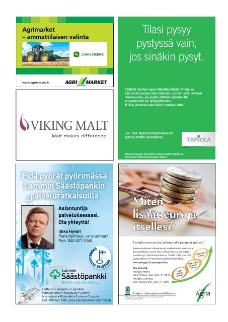 JÃ¤senlehti 2011 [pdf, 4,8 mt] - MTK