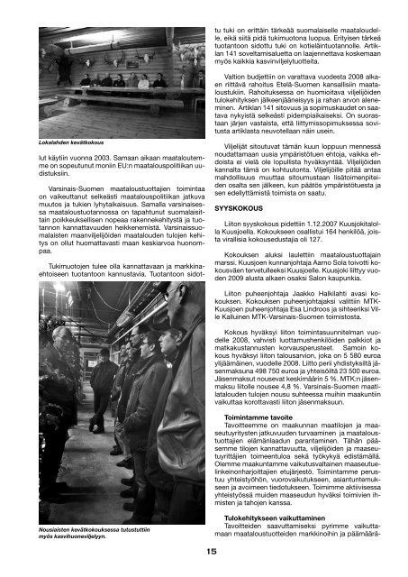 Toimintakertomus 2007 [pdf, 9,4 mt] - MTK