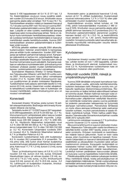 Vuosikertomus 2007 [pdf, 3,2 mt] - MTK