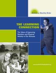 THE LEARNING CONNECTION - National Dairy Council