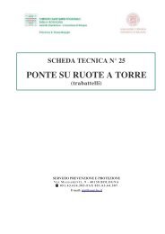 Scheda Tecnica n° 25: ponte su ruote a torre (trabattelli)