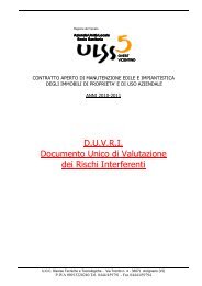 D.U.V.R.I. Documento Unico di Valutazione dei Rischi ... - ULSS5