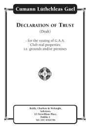 Print Declaration of Trust - GAA