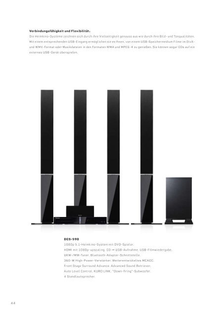 Pioneer Highend Produktkatalog.