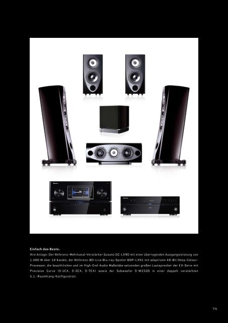 Pioneer Highend Produktkatalog.