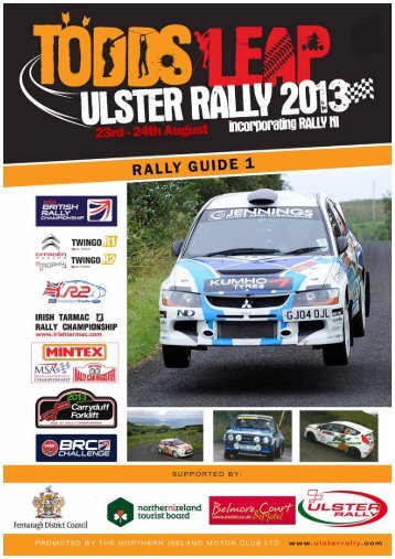 2013 Rally Guide 1 - Ulster Rally