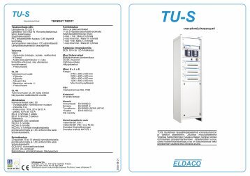 TU-S esite PDF suomenk. 197 Kb). - Ultrapower Oy