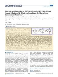 Synthesis and Reactivity of [PdCl2{C,N
