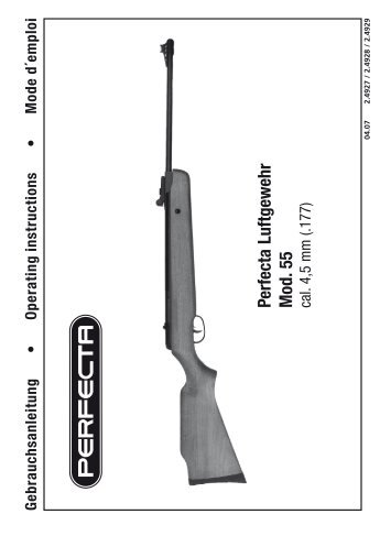 Perfecta Luftgewehr Mod. 55 cal. 4,5 mm (.177) - Frankonia