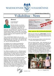 Volksbühne - News 3/2014