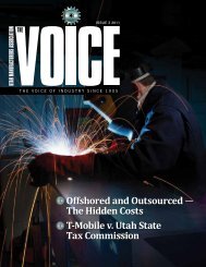 Offshored and Outsourced - Utah Manufacturers Association