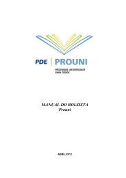 MANUAL DO BOLSISTA Prouni - UMC