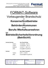 Berufs-/Werksfeuerwehren incl ... - Format Software GmbH