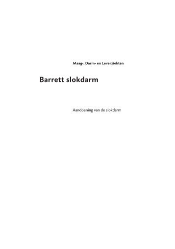 Brochure Barrett slokdarm Lees voor - Umcg
