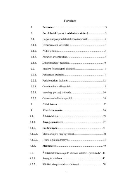 értekezés - Semmelweis Egyetem Doktori Iskola