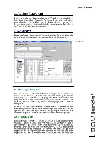 3. Auskunftssystem - Format Software GmbH