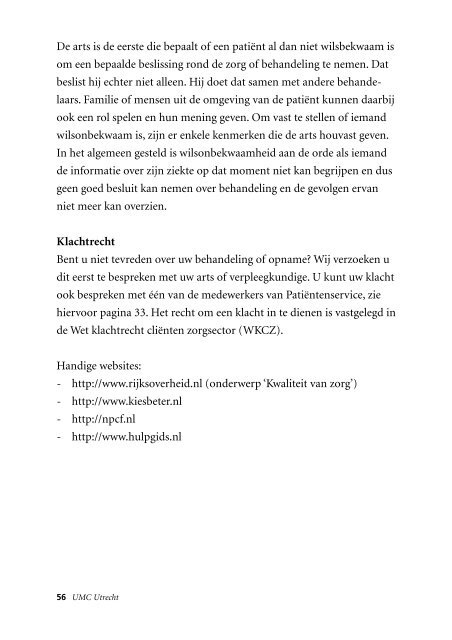 Download hier de folder 'Opname'. - UMC Utrecht