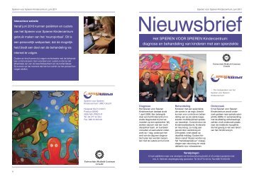 Het SPIEREN VOOR SPIEREN Kindercentrum ... - UMC Utrecht