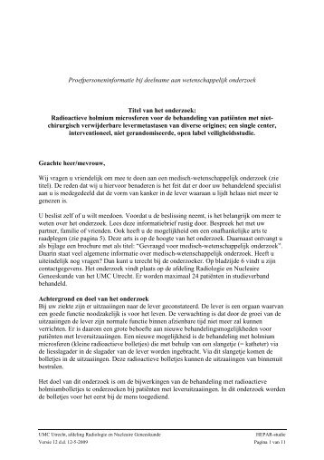 Holmium-166-Radio-embolisatie - UMC Utrecht