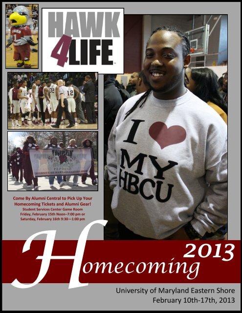 Homecoming Brochure - University of Maryland Eastern Shore