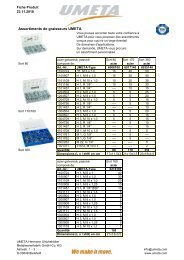 Embout de graissage à tête plate standard DIN3404 M10 x 1 mm forme A SW 17