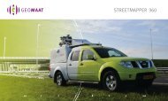 Mobile mapping met de Geomaat Streetmapper 360