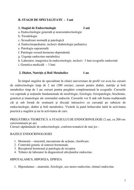 Endocrinologie