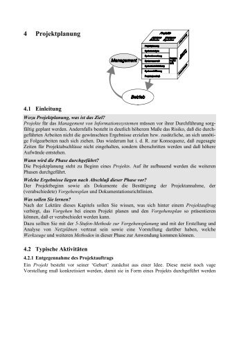 Kapitel 04 - Projektplanung