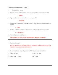 Sample quiz and test questions – Chapter 2. I. Terms and short ...