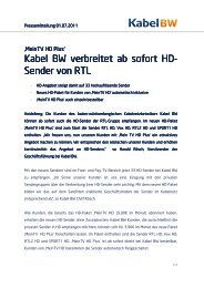 Rtl Launches Pay Tv With Unity Media Via Cable And Via Arena S