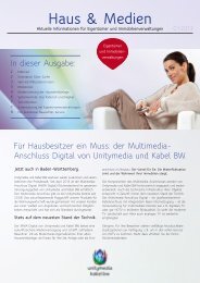 Haus und Medien Jun 2013 (PDF) - Unitymedia KabelBW