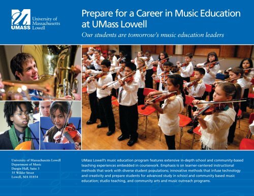Prepare for a Career in Music Education - University of ...