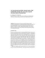 An experimental and finite element study of the relationship amongst ...