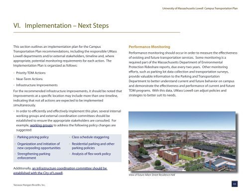 comprehensive campus transportation plan - University of ...