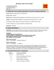 MSDS Kodak GBX Fixer and Replenisher - Merry X-Ray